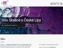 Tablet Screenshot of ploche-barevne-sklo.cz